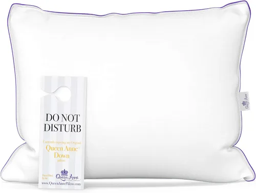 Vista 10 de La almohada original de la reina Ana. Almohada de plumón de ganso francés. Permítase nuestra mejor almohada