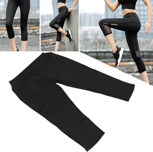 Vista 2 de Leggings deportivos, leggings con control de abdomen, pantalones de yoga para mujer, pantalones de yoga de cintura alta, pantalones de yoga