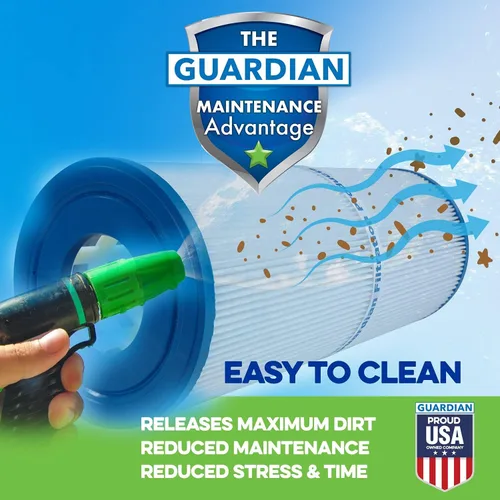 Vista 7 de Guardian Filtration Products Cartucho de filtro de spa 4H8-158-02 Reemplazo de dos paquetes para PLEATCO PTL18P4 Dream Maker Gatsby SPA unicel