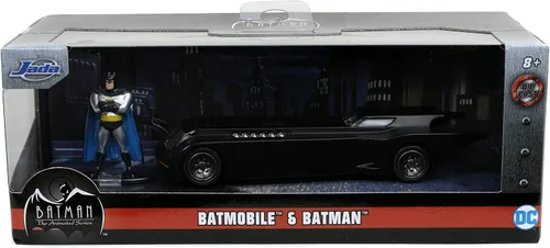 Vista 7 de Jada Toys DC Comics Batman: The Animated Series & Batmobile 1:32 Die - Vehículo fundido con figura