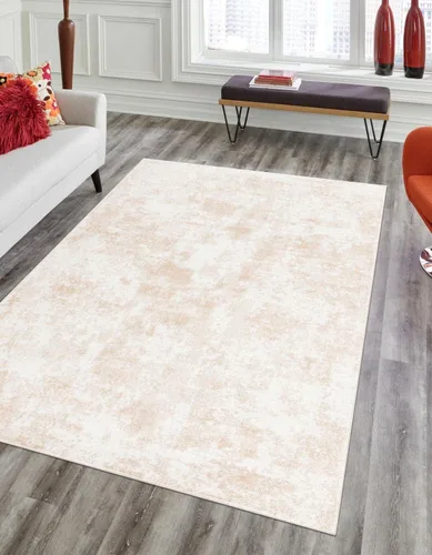 Vista 11 de Unique Loom Eos Collection - Alfombra rectangular de 2 pies x 3 pies 1 pulgada, color rosa clavel y marfil