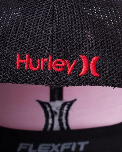 Vista 4 de Hurley Gorra de béisbol Icon Textures Flexfit para hombre