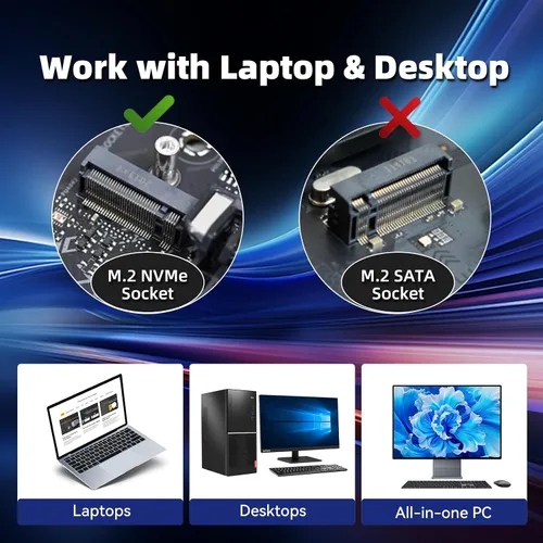 Vista 3 de KingSpec SSD 256GB, M.2 NVMe Gen3x4 SSD 2280 - Hasta 2400 MB/s, unidad interna de estado sólido con flash NAND 3D, compatible con computadoras