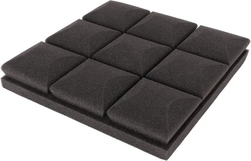 Vista 2 de 10pcs Studio Foam Acoustic Panels Soundproof Wedges High Absorption Sound Dampening