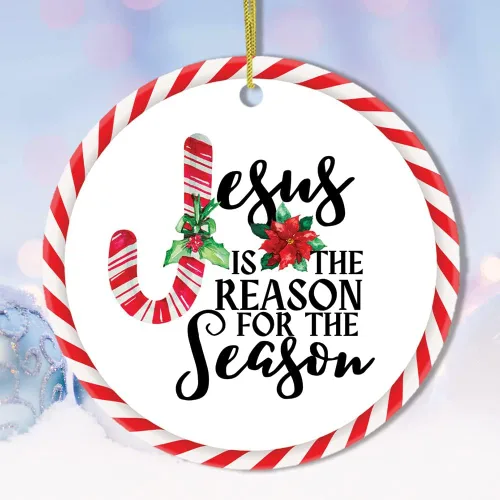 Vista 18 de Adornos de Navidad con temática religiosa, decoraciones de Natividad y Jesucristo