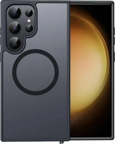 Vista 120 de FNTCASE - Funda para iPhone 16 Pro: magnética, mate, translúcida, de grado militar, protectora contra caídas, resistente, fina, duradera y a prueba
