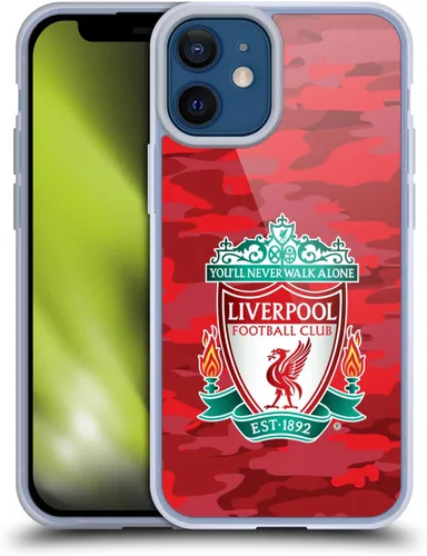 Vista 19 de Head Case Designs Funda de gel con licencia oficial del Liverpool Football Club Away Colourways Crest Camou [protección de grado militar] compatible