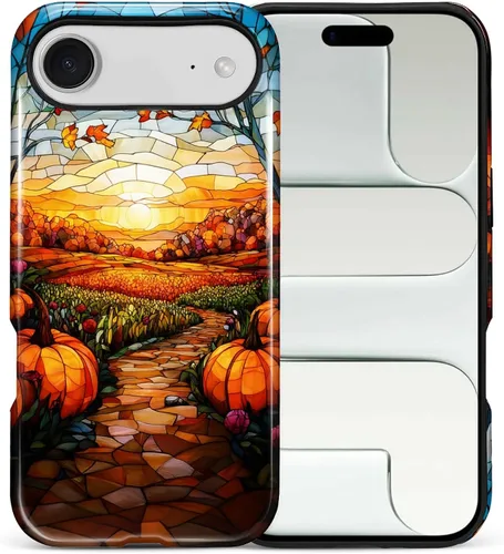 Vista 23 de Funda para iPhone 13 iPhone 14, a prueba de golpes, funda protectora híbrida de 2 capas, doble protección contra caídas, antiarañazos, diseño Rojo