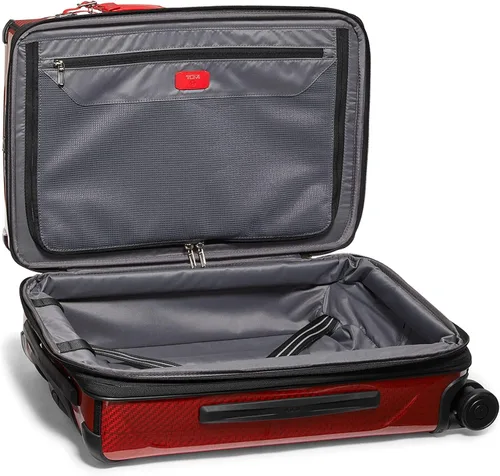 Vista 2 de TUMI Tegra-Lite International - Maleta de mano extensible con 4 ruedas, color rojo, Rojo (Blaze Red)