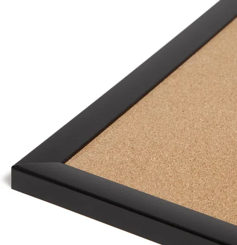 Vista 5 de U Brands Tablero de anuncios de corcho, 17 x 23 pulgadas, marco de madera negra