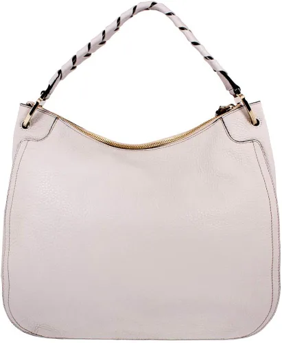 Vista 3 de Furla Rialto 977656 - Bolsa de piel para mujer (tamaño grande), color blanco