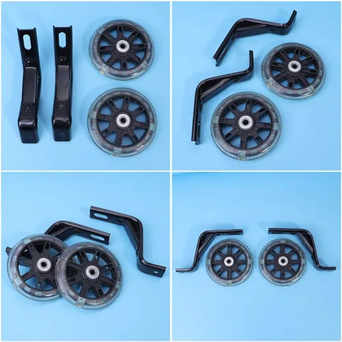 Vista 5 de BESPORTBLE 2pcs Bicicletas Ruedas de Entrenamiento de Bicicleta Más Fuerte Estabilizadores Profesionales Kit Montado para Niños Bicicleta