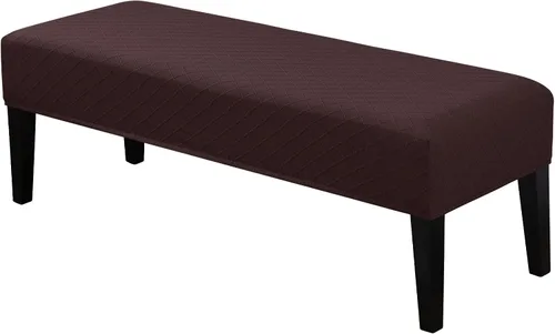 Vista 9 de Lebaley Funda Impermeable para Banco de Comedor Elástica Rectangular Protector de Asiento de Banco Funda Deslizable Extraíble Lavable Fundas