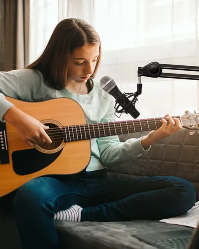 Vista 5 de Soporte de Micrófono con Amortiguación y Clip de Micrófono para Samson Q2U SM58 ATR2100-USB Behringer Xm8500, Soporte de Clip de Micrófono