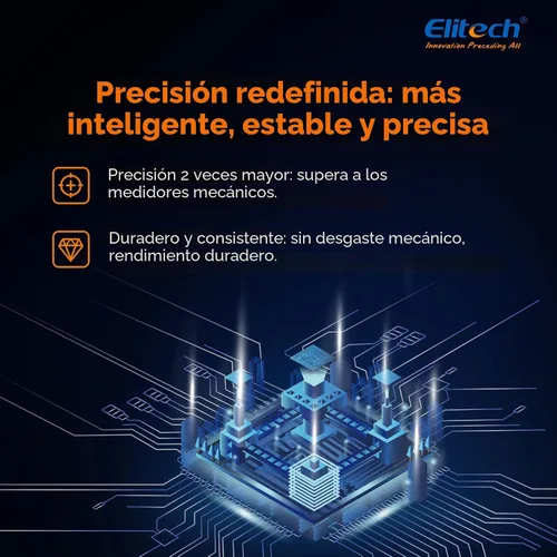 Vista 8 de Elitech Manómetro Digital de Colector para Sistemas HVAC, Refrigeración y Aire Acondicionado - Soporta Refrigerantes R410A/R454B/R134, Medición