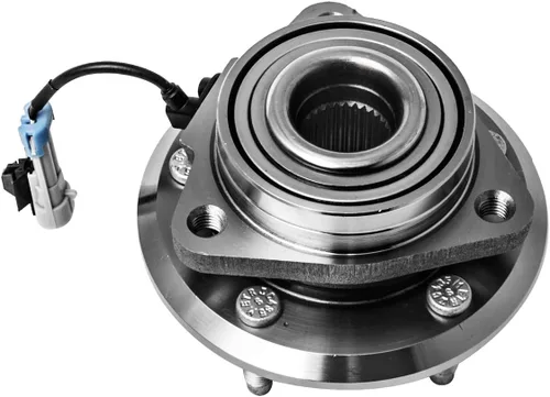 Vista 4 de Buje de rueda delantera y conjunto de rodamientos izquierdo o derecho compatible con Chevrolet Captiva Sport Equinox Pontiac Torrent Saturn Vue