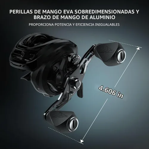 Vista 9 de KastKing Zephyr Baitcasting Fishing Reels with 7.2:1 Gear Ratio