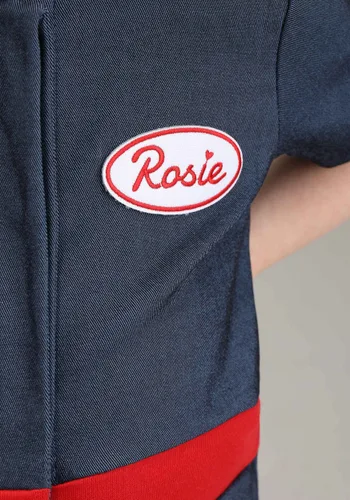 Vista 4 de Disfraz de Rosie the Riveter para Niños Pequeños Multicolor