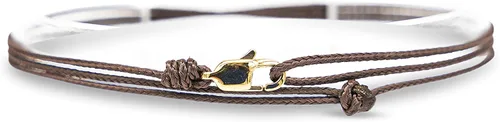 Vista 7 de Made by Nami Surfer Anklet with Snap Hook Clasp Waterproof & Adjustable Thin String Ankle Bracelets for Women and Men Handmade Jewelry for Beach and