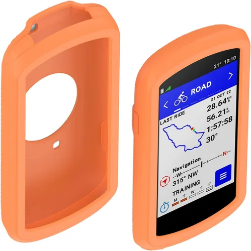 Vista 9 de Funda de silicona compatible con Garmin Edge 1040/1040 Solar GPS Funda de protección completa para bordes a prueba de golpes, antiarañazos, funda