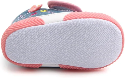 Vista 6 de OAISNIT - Zapatos de lona para bebé, zapatillas de deporte para niños y niñas suaves y antideslizantes para cuna