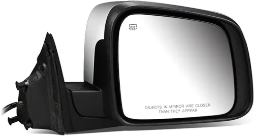Vista 6 de DNA Motoring OEM-MR-CH1320358 Espejo retrovisor de puerta lateral izquierdo con señal de giro y memoria compatible con Grand Cherokee 2011-2016