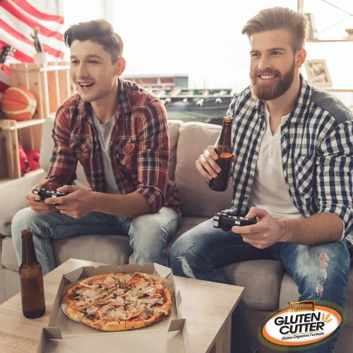 Vista 5 de Healthy Delights Fórmula de Enzimas Gluten Cutter Digestivas - Ayuda a Mejorar la Digestión del Gluten de tu Cuerpo y Asiste en la Descomposición