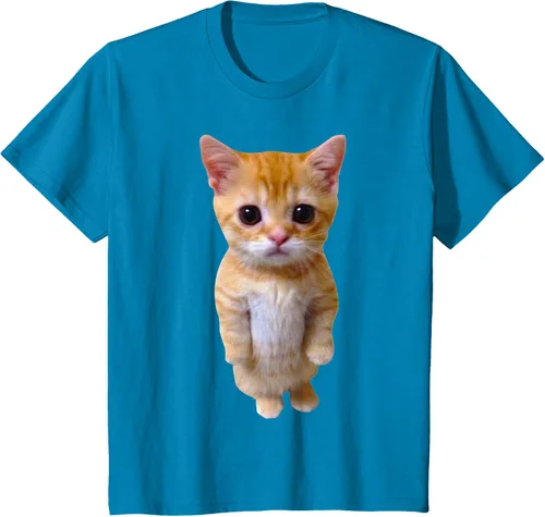 Vista 44 de El Gato Meme Sad Crying Cat Munchkin Kitty Meme Camiseta de moda Small Negro