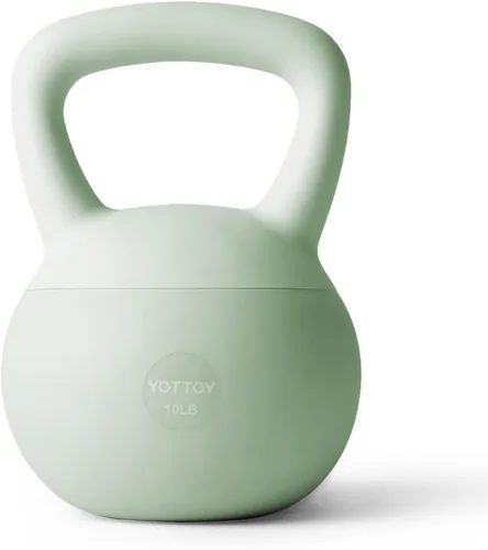 Vista 9 de YOTTOY Pesa rusa suave, pesas rusas con agarre antideslizante para entrenamientos en casa, juego de pesas rusas fuerza y seguridad garantizadas