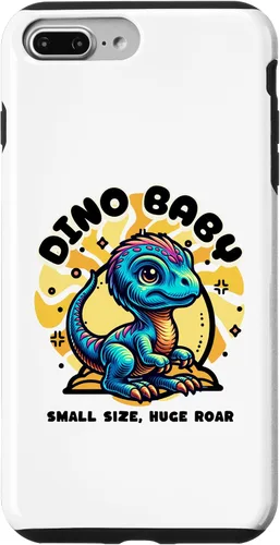 Vista 12 de Cute Dino Baby Cartoon Illustration for Kids Case for iPhone 17
