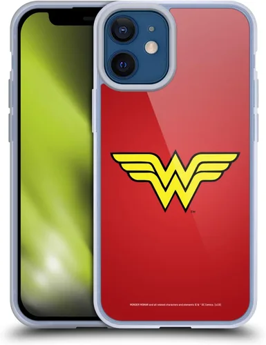 Vista 65 de Head Case Designs Funda de gel suave con licencia oficial de Wonder Woman DC Comics Classic Logos compatible con Apple iPhone 7 Plus/iPhone 8 Plus