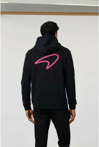 Vista 2 de McLaren F1 Miami Neon Graphic Sudadera con capucha para hombre Negro