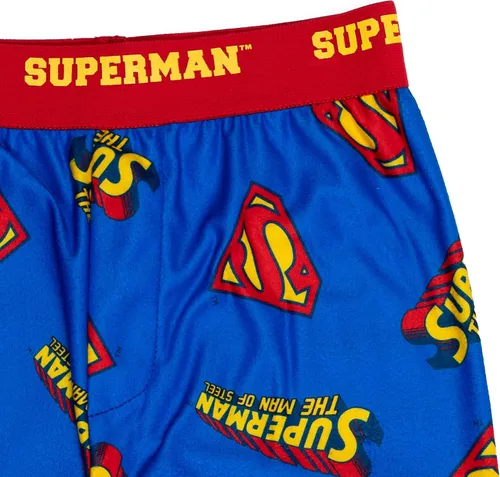 Vista 3 de DC Comics Justice League Green Lantern The Flash Superman - Pantalones de pijama para niños pequeños y grandes