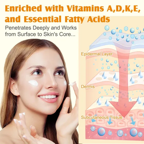 Vista 6 de ISUNRISE Sarga de ternera para la piel, humectante facial de caldo, hierba orgánica con acabado de hierba y bálsamo de miel profundamente hidratante