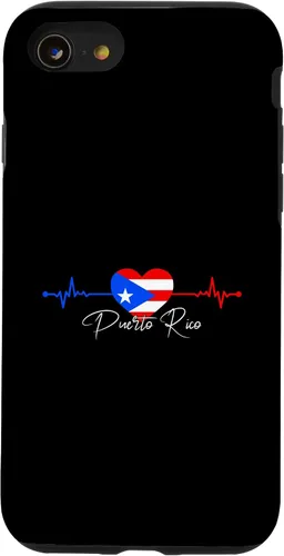 Vista 18 de Puerto Rico Boricua Heartbeat - Carcasa para iPhone 17