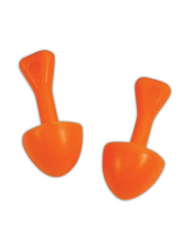 Vista 2 de MAGID IHP100C E2 Tapones de espuma sin cable y con cable, de fácil inserción, estándar, naranja (100 por dispensador)