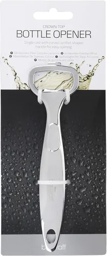 Vista 7 de BarCraft KCBCBO - Abrebotellas de cerveza, metal fundido, 5.9 in, color plateado