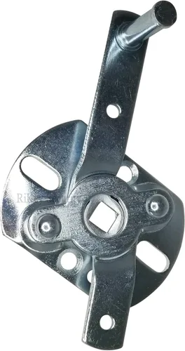 Vista 5 de Kit universal de cerradura de puerta de garaje con pestillo de resorte y manija con llave