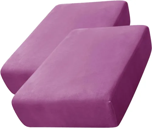 Vista 14 de CONRUSER Funda de cojín elástica de terciopelo suave, funda de cojín de felpa de terciopelo suave, fundas de sofá, protector de muebles con parte