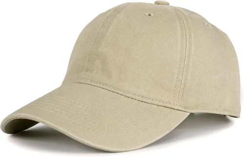 Vista 23 de Edoneery, gorra de béisbol para hombres y mujeres, de bajo perfil, ajustable, de algodón lavado, gorra de golf para papá