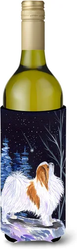 Vista 133 de Caroline's Treasures SS8447CC Starry Night English Bulldog - Enfriador para latas o botellas, lavable, funda plegable con aislamiento para bebidas