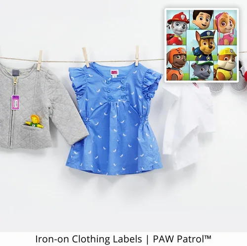 Vista 7 de Blaze and The Monster Machines - El paquete de ropa personalizado incluye etiquetas adhesivas, planchas y bolsas para niños, impermeables y aptas
