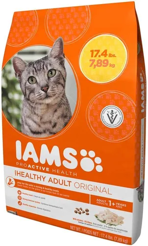 Vista 3 de Iams Proactive Health - Comida seca para gatos con receta de pollo original para adultos, 17.4 libras