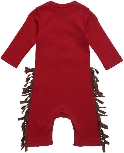 Vista 3 de StylesILove - Mameluco y sombrero para bebé, niño pequeño, sheriff vaquero con flecos, 2 piezas