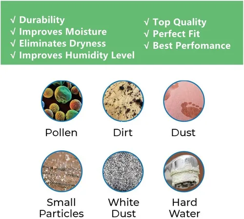 Vista 6 de Paquete de 6 filtros de absorción de humidificadores de repuesto compatibles con humidificadores Honeywell HAC-504, HAC-504AW, HCM-350, HCM-300T