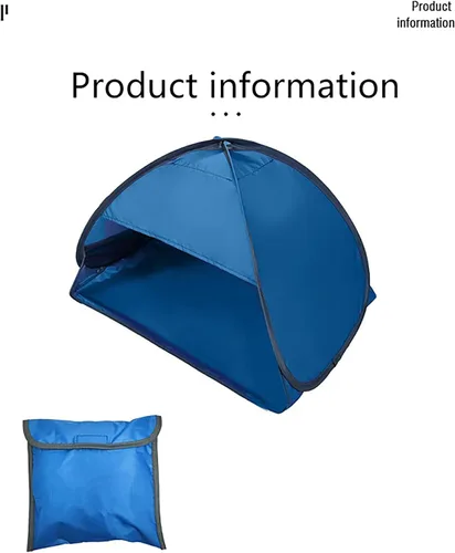 Vista 3 de Tienda de campaña de playa, portátil portátil impermeable y bolsa de protección solar, con bolsa de transporte, tienda de playa automática