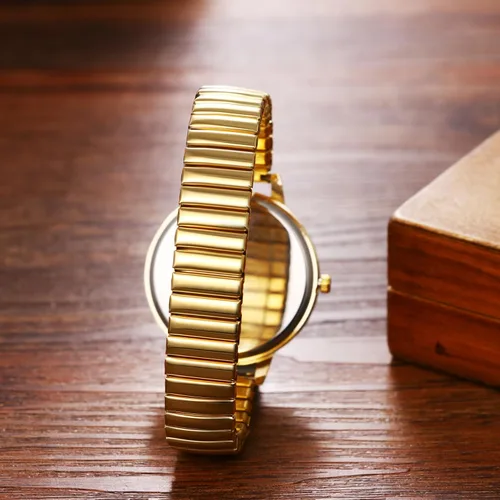 Vista 3 de Avaner Relojes de pulsera elásticos para mujer reloj de cuarzo analógico de fácil lectura con manecillas luminosas para mujeres y señoras