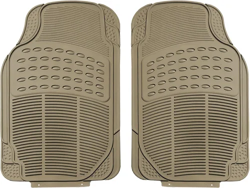 Vista 11 de FH Group Alfombrillas para Piso de Automóvil - Alfombrillas de Piso de Goma Resistente para Automóviles, Juego Trasero de Ajuste Universal