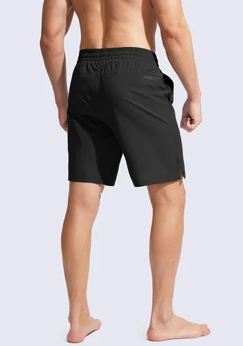 Vista 4 de G Gradual Men's Swim Trunks Quick Dry Bathing Suit Beach Board Shorts for Men with Zipper Pockets and Mesh Lining