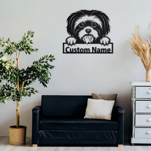 Vista 48 de zouwii Letrero de metal personalizado para perro Airedale Terrier Letrero de metal personalizado Airedale Terrier Airedale Terrier divertido